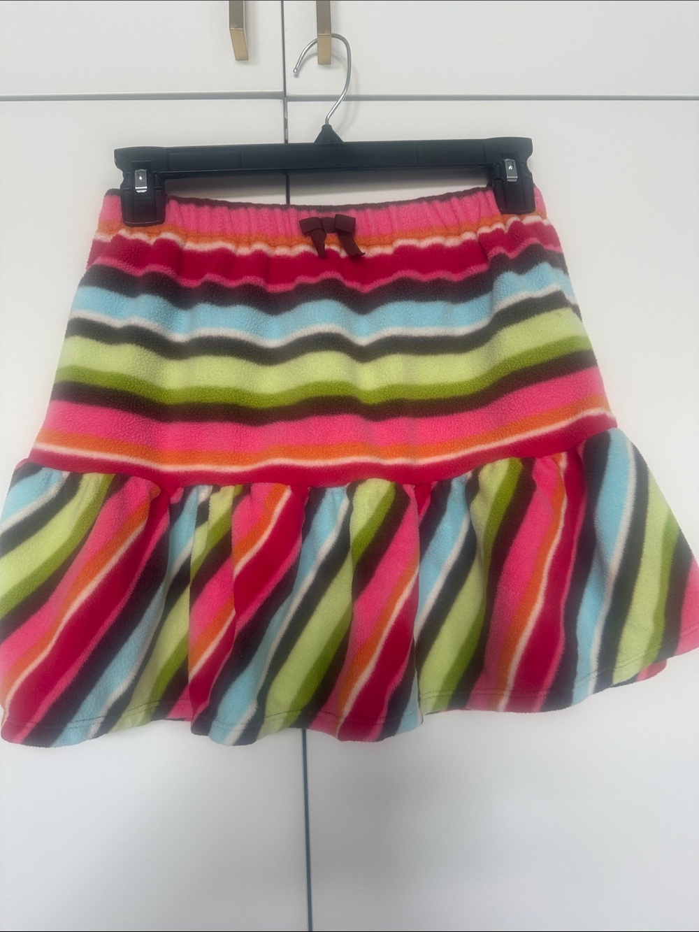 Gymboree Striped Ruffle Skirt - Pink, Blue, Green, Brown
